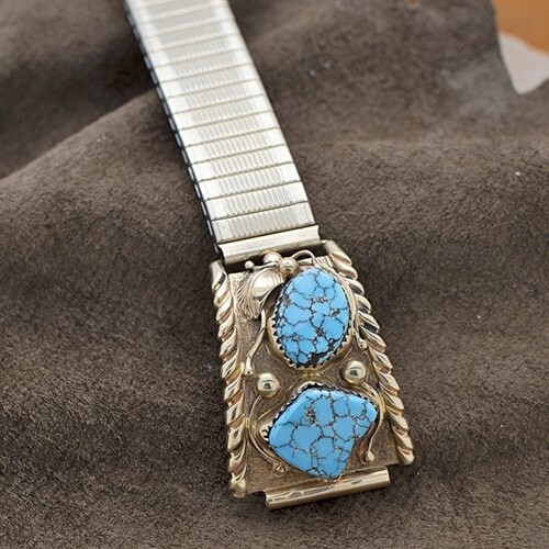 1970's 14kt gold watchband