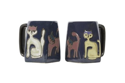 Mara Stoneware Mug- Cats