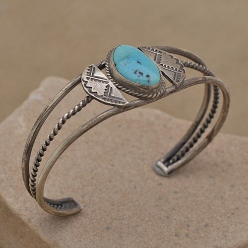 1960&#39;s bracelet with Morenci Turquoise