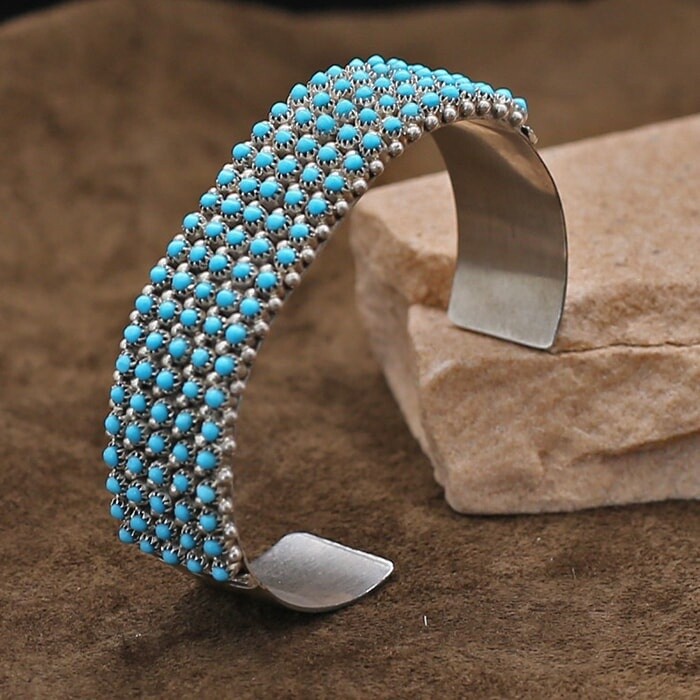 125 stone Steven Haloo bracelet - Zuni 195-A