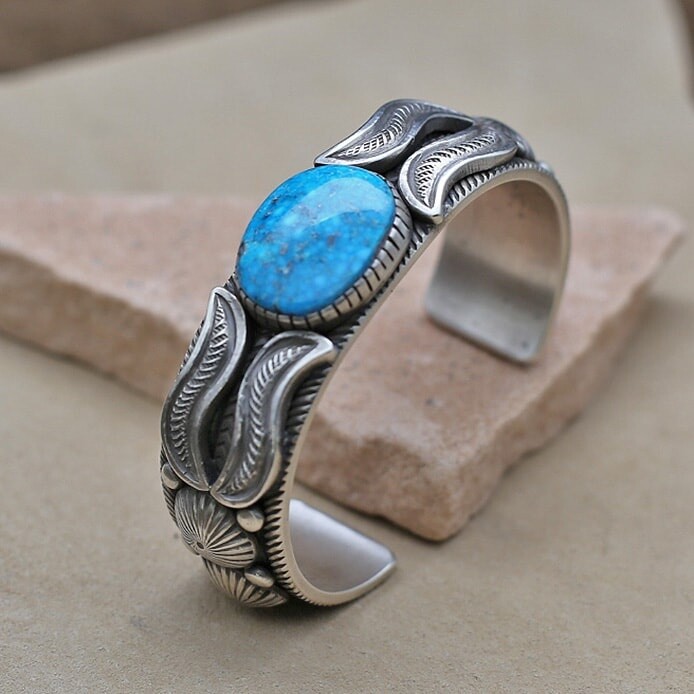 SWS 231 Calvin Martinez Ingot silver bracelet