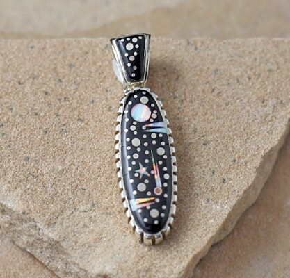 SR 2116  NIGHT SKY PENDANT BY JAMES LEE