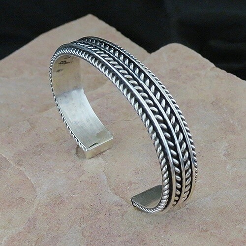 Tom Hawk twist wire channel bracelet