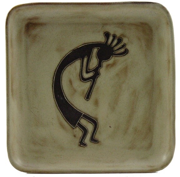 Mara Kokopelli Design Salad Plate