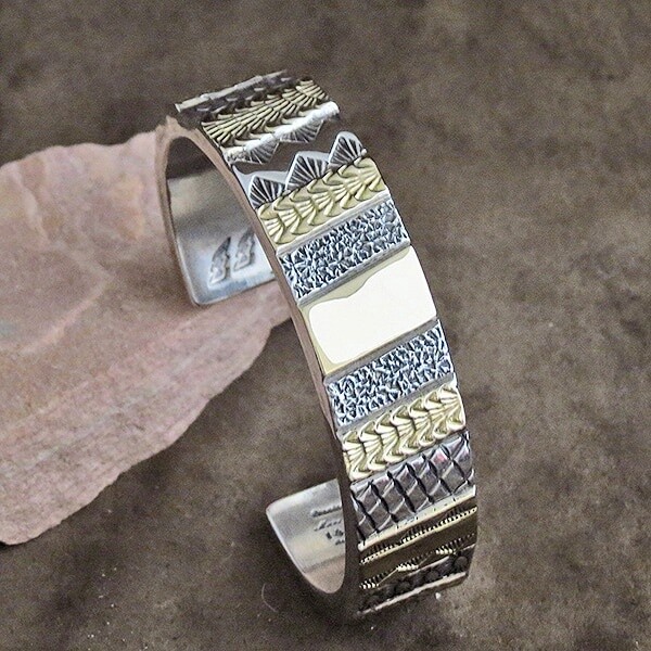 Marc Antia 14kt gold & Silver bracelet