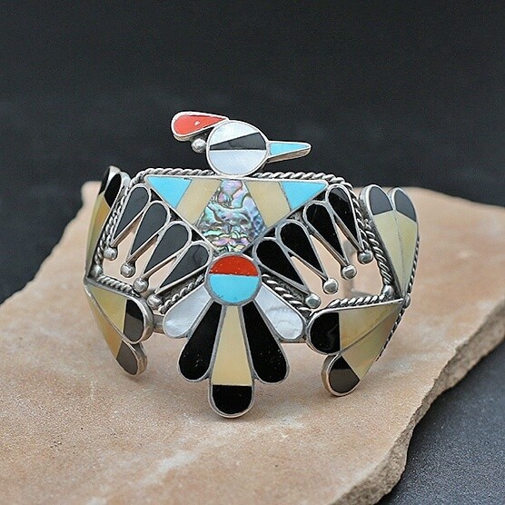 ZUNI 147  1960&#39;s  Bobby &amp; Corraine Shack cuff bracelet
