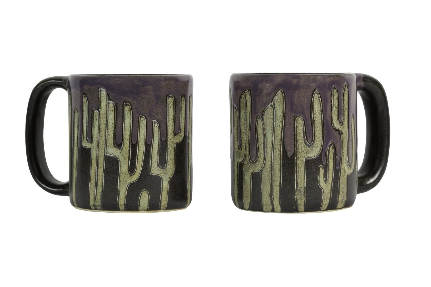 Mara Stoneware Mug- Cactus Design