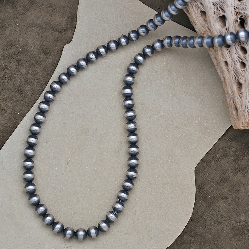 Extra long 34&quot; Navajo pearls - BIL 428