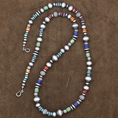 Multi-Color beaded necklace