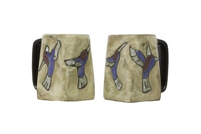 Mara Stoneware Mug-Hummingbird