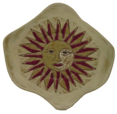 Mara Stoneware Plate-Sun