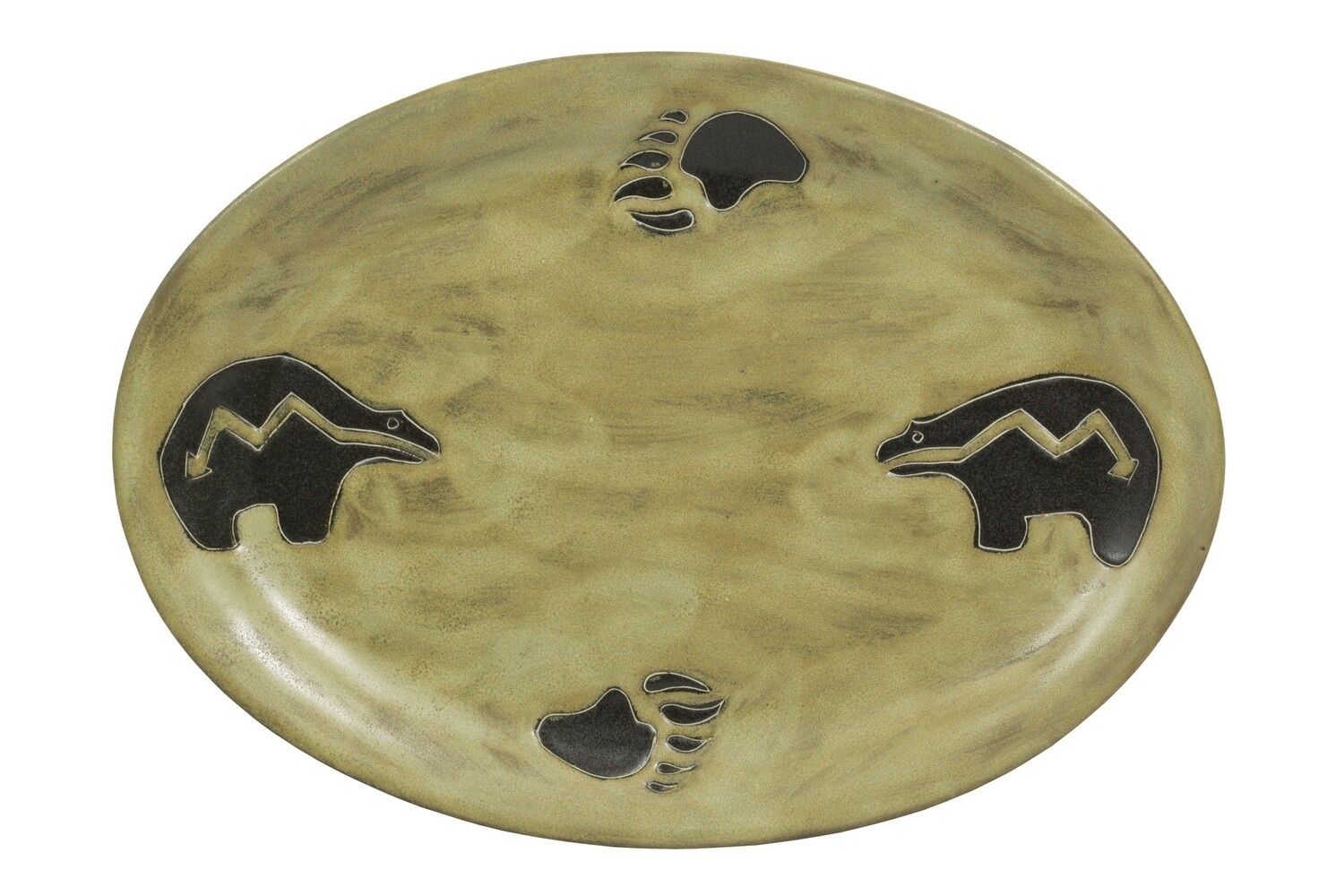 Mara Stoneware Plate-Bear Fetish