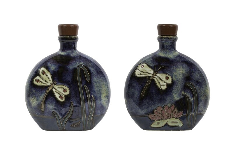 Mara Stoneware Decanter-Dragon Fly