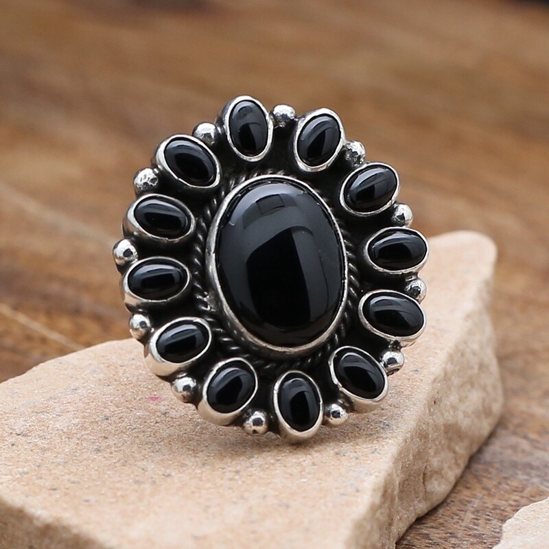 Buy Silver Black Onyx Stone Ring , Man Handmade Ring , Black Onyx Ring ,  Handmade Silver Ring , 925k Sterling Silver Ring , Gift for Him Online in  India - Etsy