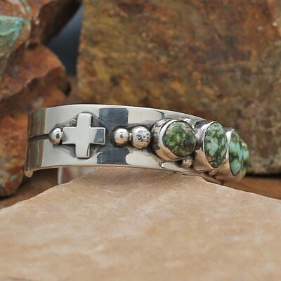 5-Stone Sonoran Gold turquoise bracelet