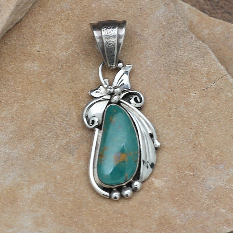 1990&#39;s Royston turquoise pendant