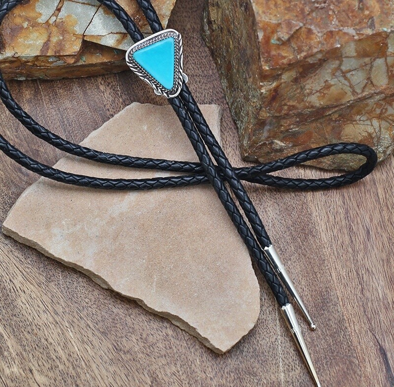 Small Turquoise bolo tie