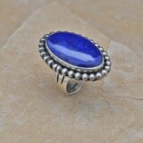 Large oval Lapis ring