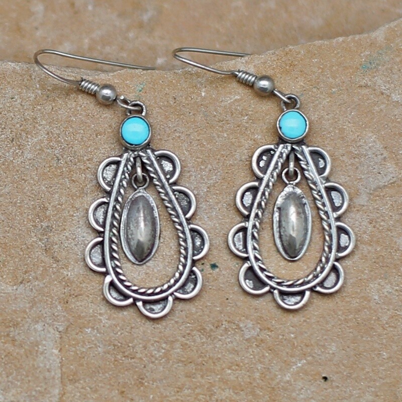 Vintage double dangle earrings