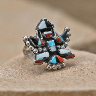 Vintage knife wing  ring