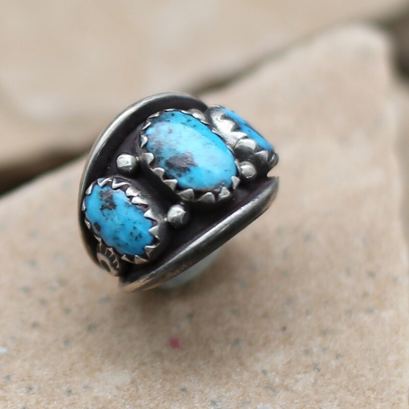 Persian turquoise ring- 1970&#39;s