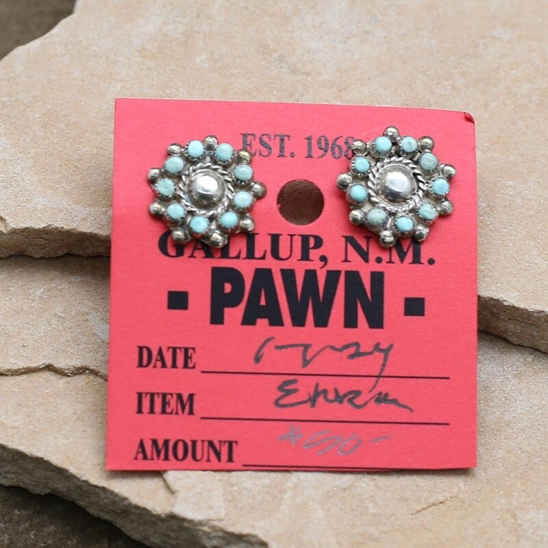 Pawn Jewelry- Zuni earrings