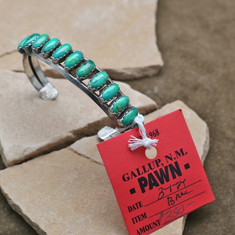 Pawn Jewelry-Navajo 12 stone bracelet