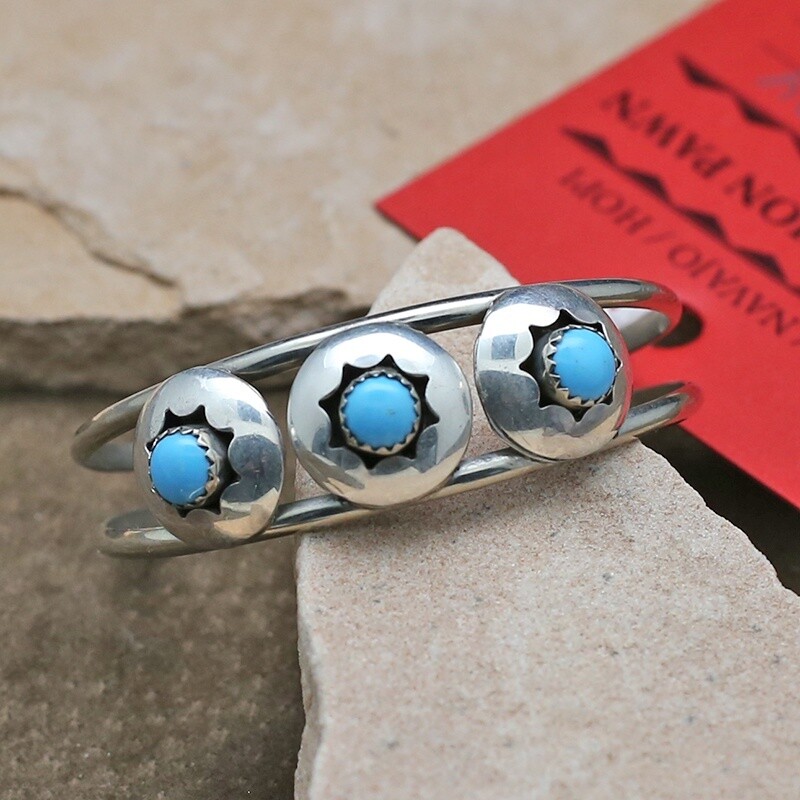 Pawn Jewelry- Navajo shadow box design bracelet