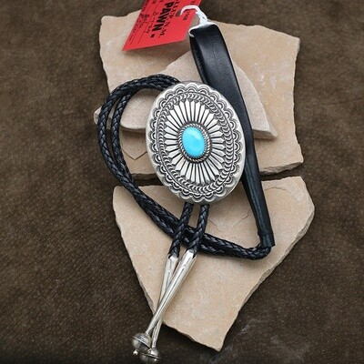 Pawn Jewelry- Large oval Navajo bolo tie