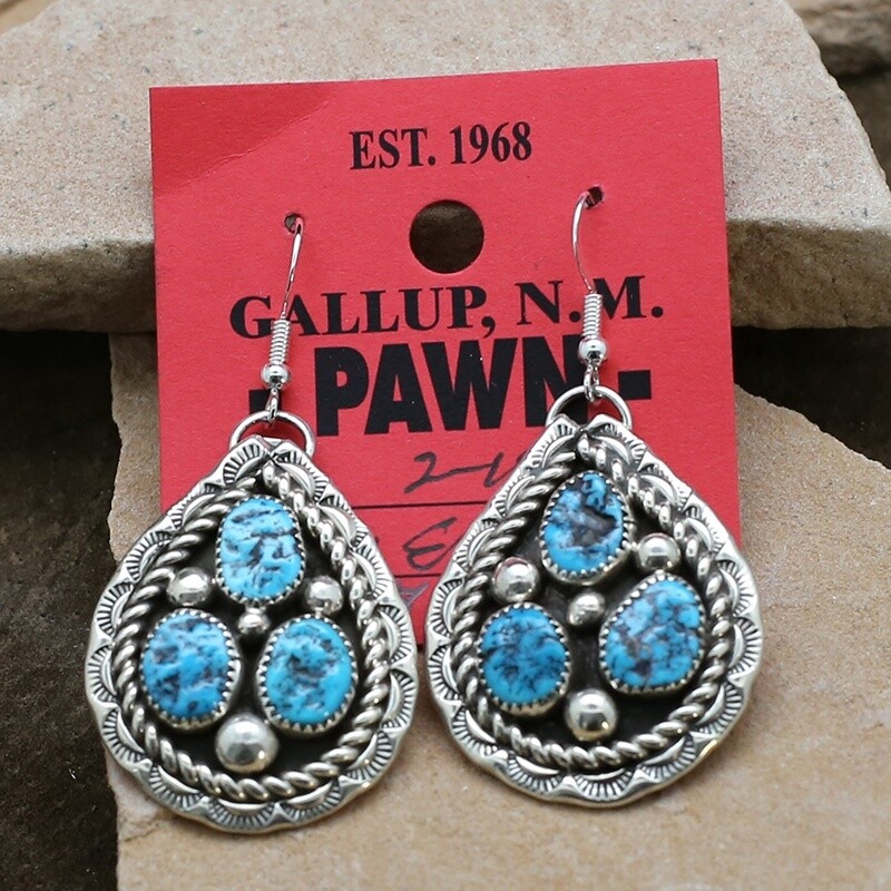 Pawn Jewelry- Large Navajo earrings