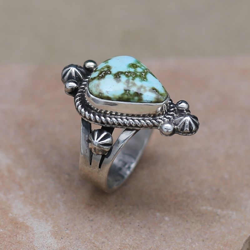 Uniquely designed Sonoran gold ring, Ring Size: BC1431