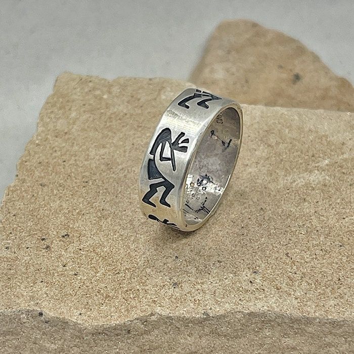 Hopi Sterling Silver Ring, Ring Size: Hopi1255