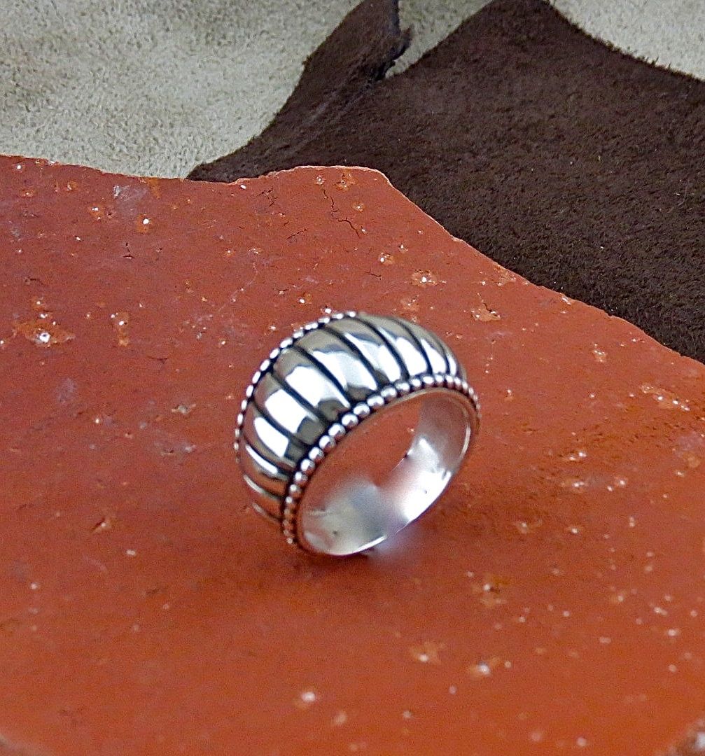 Handmade Sterling Silver Ring, Ring Size: Bil116