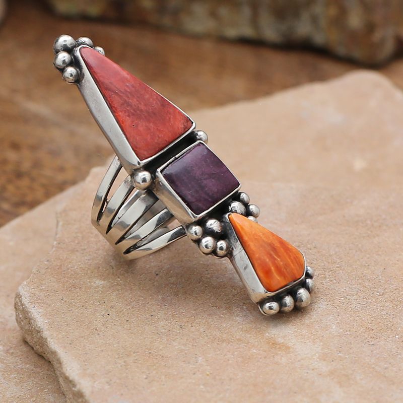 Extra long spiny oyster shell ring