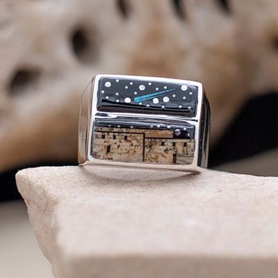 Dual pattern Night Sky &amp; Adobe Pueblo
