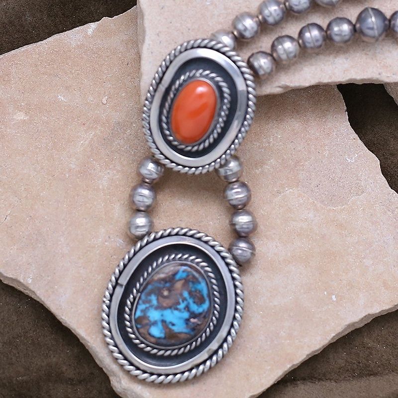 1970&#39;s 2-stone Necklace