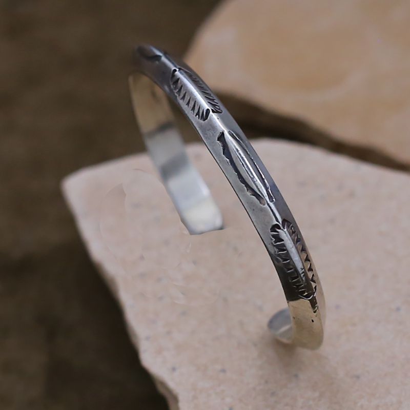 Triangle wire Navajo bracelet-1980&#39;s