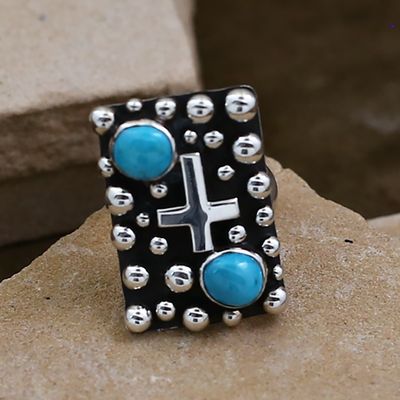 large rectangular &quot; Rain Drop&quot; design ring