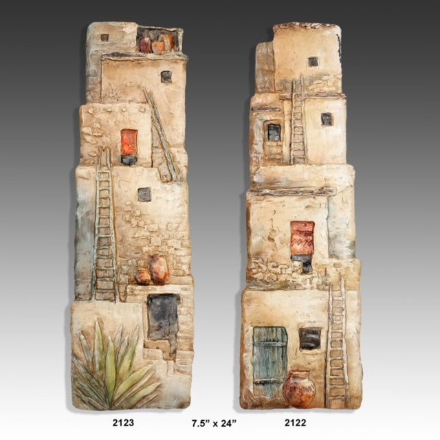CB2122 &amp; CB2123- Adobe Pueblo