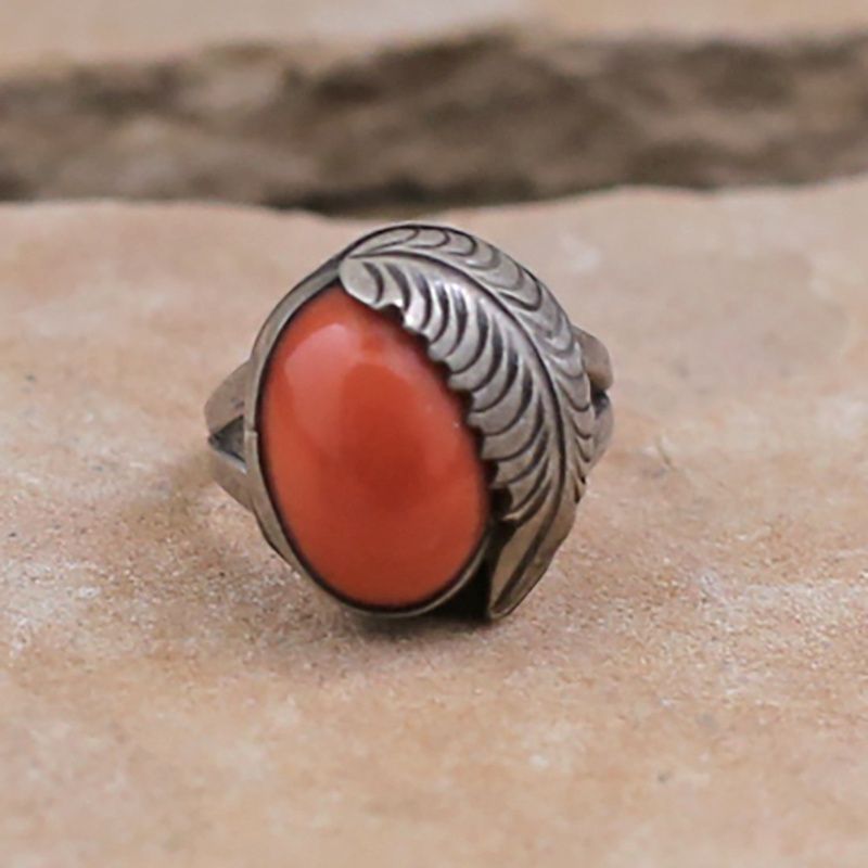 1970&#39;s coral ring