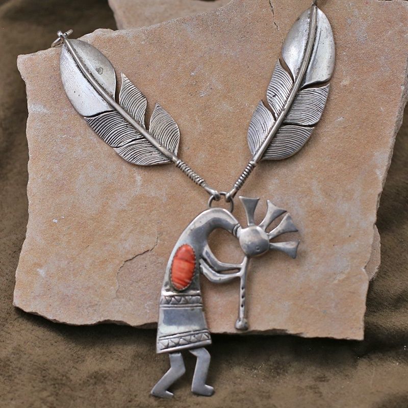 Unique Kokopelli necklace