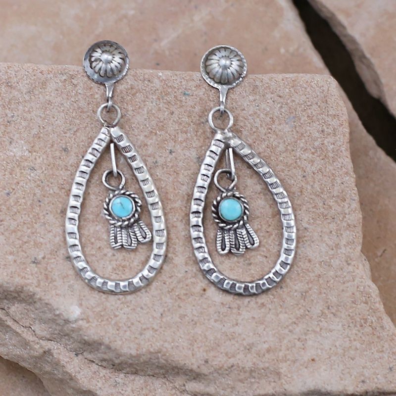 1970&#39;s Navajo dangle earrings