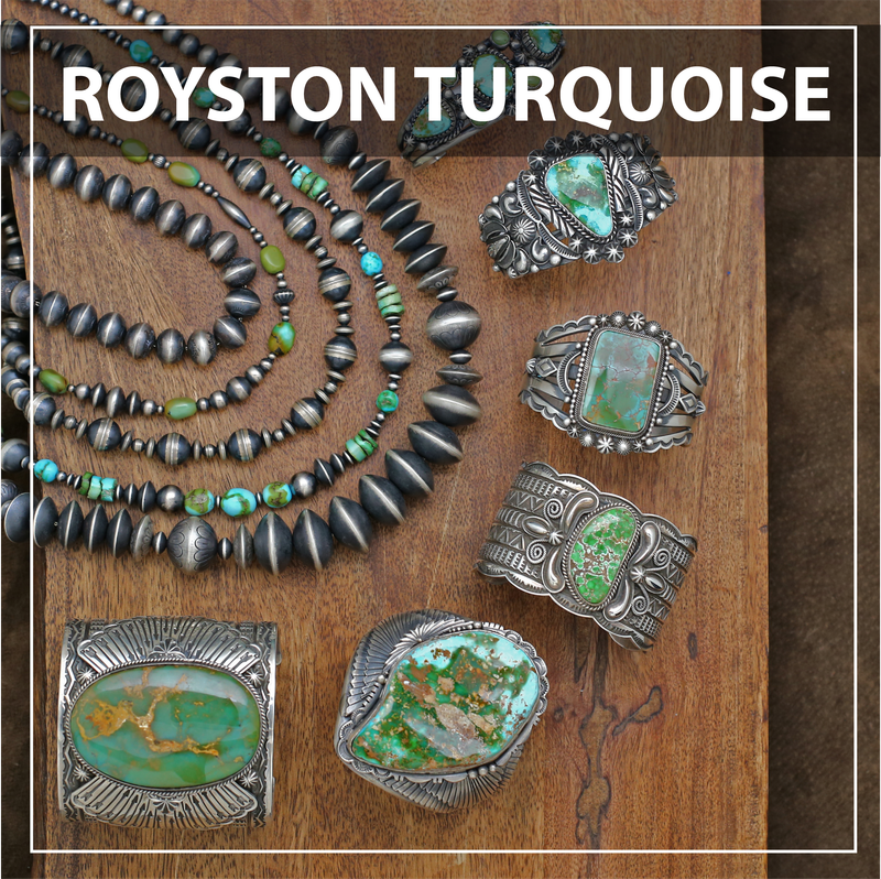 Native American Important Amy Natural Royston Turquoise Sterling Silver Bracelet Native American Important Amy Natural Royston Turquoise Sterling Silver Bracelet