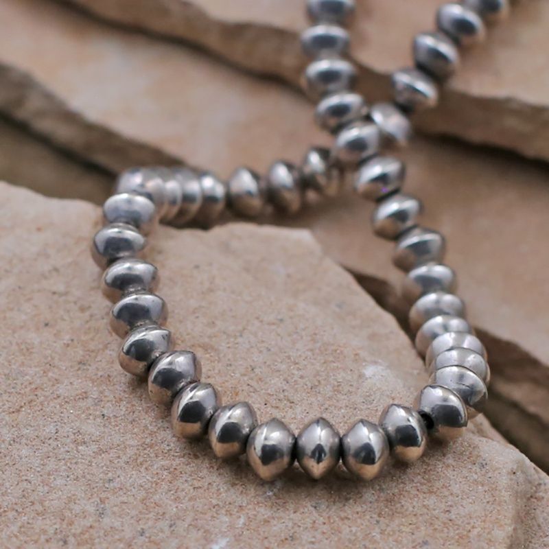 20&quot; Silver Navajo pearls