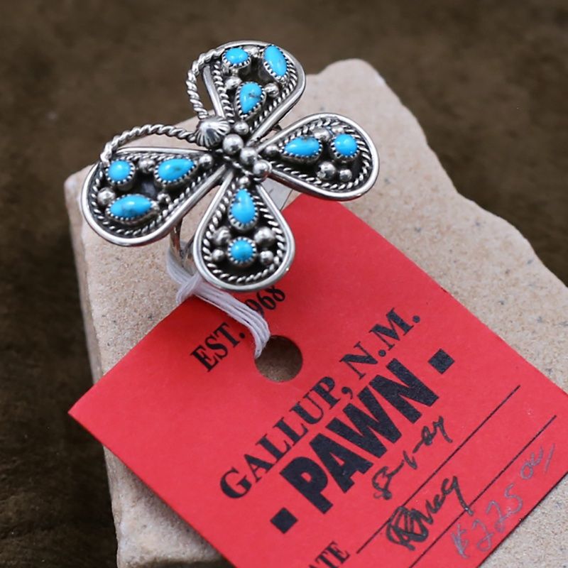 Pawn Jewelry- Navajo butterfly ring