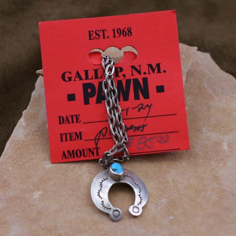 Pawn Jewelry- Navajo Naja mini pendant