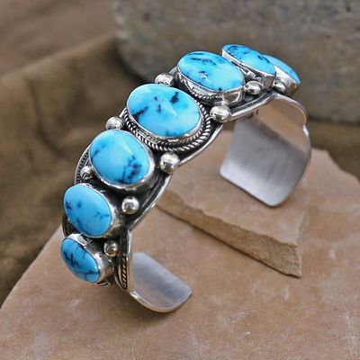 Extra large Palomino Turquoise bracelet