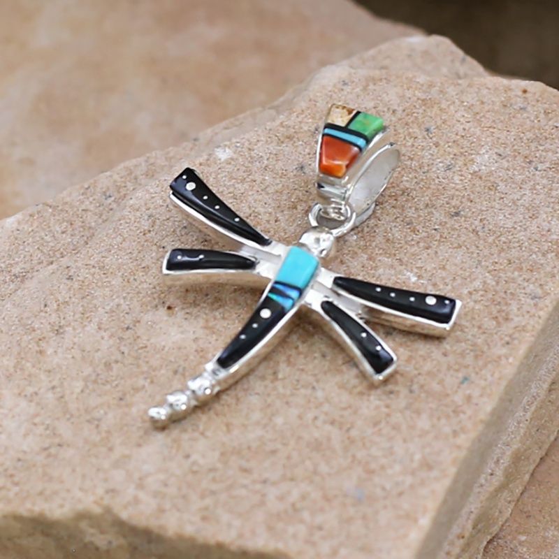 Dragon Fly pendant w/night sky design