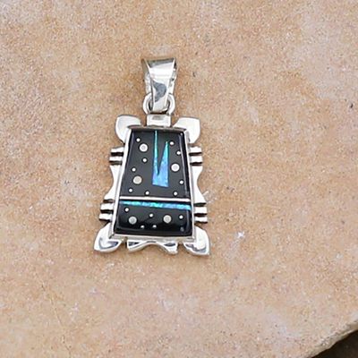 Small Night Sky inlay pendant