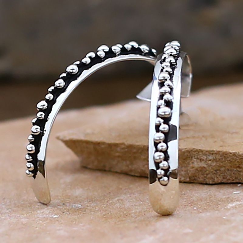 Extra large 1/2&quot; hoop earrings
